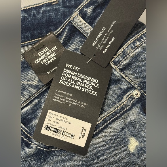 NWT Silver Jeans Elyse Capri - Picture 5 of 8